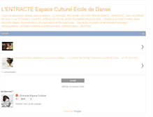 Tablet Screenshot of lentracte-espace-culturel.blogspot.com