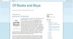 Desktop Screenshot of ofbooksandboys.blogspot.com