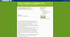 Desktop Screenshot of fergie-fergalicious.blogspot.com
