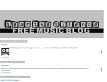 Tablet Screenshot of hearthesilenced.blogspot.com