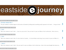 Tablet Screenshot of eastsidejourney.blogspot.com