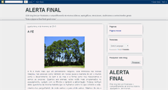 Desktop Screenshot of alertafinal.blogspot.com