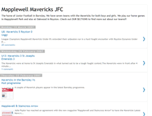 Tablet Screenshot of mavericksjfc.blogspot.com