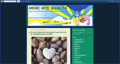 Desktop Screenshot of amoreartesocialita.blogspot.com