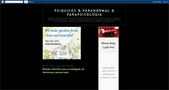 Desktop Screenshot of paranormaleparapsicologia.blogspot.com