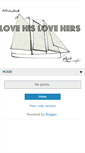 Mobile Screenshot of lovehislovehers.blogspot.com