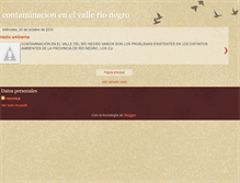 Tablet Screenshot of contaminacionenelvallerionegro.blogspot.com