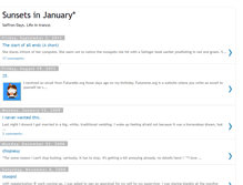 Tablet Screenshot of januarysunsets.blogspot.com