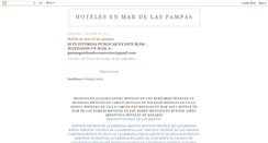Desktop Screenshot of hotelesenmardelaspampas.blogspot.com