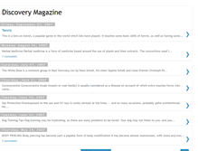 Tablet Screenshot of discoverymagazine.blogspot.com