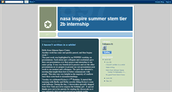 Desktop Screenshot of csvaniknasainspire.blogspot.com