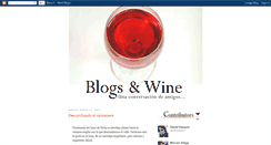 Desktop Screenshot of blogsandwine.blogspot.com