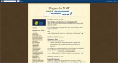 Desktop Screenshot of mmpbloggers.blogspot.com
