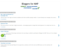 Tablet Screenshot of mmpbloggers.blogspot.com