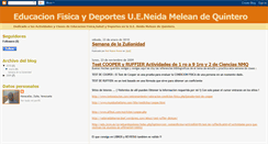 Desktop Screenshot of blogeducacionfisicanmq.blogspot.com