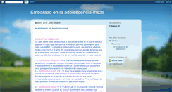 Desktop Screenshot of embarazoenlaadolescencia-meza.blogspot.com