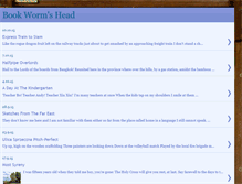 Tablet Screenshot of bookwormshead.blogspot.com