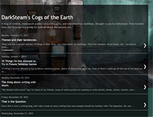 Tablet Screenshot of darksteamscogsoftheearth.blogspot.com