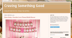 Desktop Screenshot of cravingsomethinggood.blogspot.com