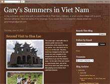 Tablet Screenshot of garyinvietnam.blogspot.com