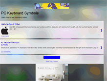 Tablet Screenshot of keyboardsymbols.blogspot.com