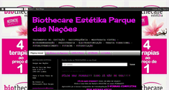 Desktop Screenshot of biothecareestetika-parquedasnacoes.blogspot.com