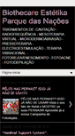 Mobile Screenshot of biothecareestetika-parquedasnacoes.blogspot.com