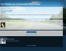 Tablet Screenshot of emdefesadacosmovisaoreformada.blogspot.com