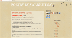 Desktop Screenshot of poetrybysavi.blogspot.com