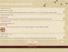 Tablet Screenshot of poetrybysavi.blogspot.com