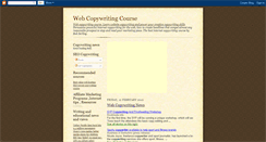 Desktop Screenshot of power-copy-writing-internet-course.blogspot.com