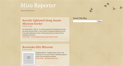 Desktop Screenshot of mizoreporter.blogspot.com
