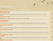 Tablet Screenshot of mizoreporter.blogspot.com