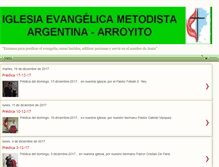 Tablet Screenshot of iglesiametodistaarroyito.blogspot.com
