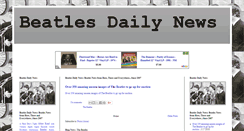 Desktop Screenshot of beatlesdaily5.blogspot.com