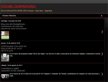 Tablet Screenshot of edublogparana.blogspot.com