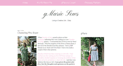 Desktop Screenshot of gmariesews.blogspot.com