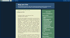 Desktop Screenshot of blogsparachile.blogspot.com