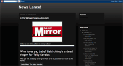 Desktop Screenshot of newslance.blogspot.com