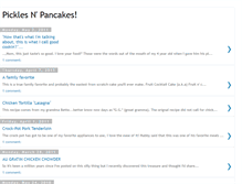 Tablet Screenshot of picklesnpancakes.blogspot.com