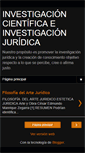 Mobile Screenshot of investigacionescientijuridicas.blogspot.com
