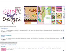 Tablet Screenshot of cznyblogdesigns.blogspot.com