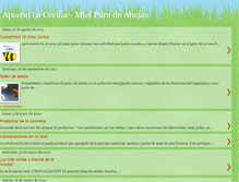 Tablet Screenshot of apiariolacecilia.blogspot.com