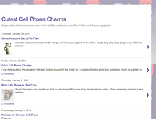Tablet Screenshot of cutestcellphonecharms.blogspot.com