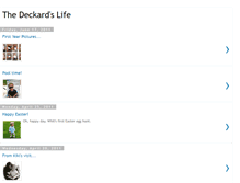 Tablet Screenshot of deckardslife.blogspot.com