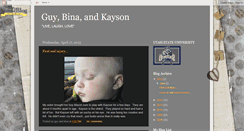 Desktop Screenshot of guyandbinawhalen.blogspot.com