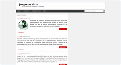 Desktop Screenshot of juegoenvivo.blogspot.com