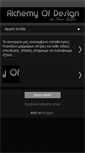 Mobile Screenshot of alchemy-of-design.blogspot.com