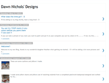 Tablet Screenshot of dawnnicholsdesigns.blogspot.com