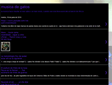 Tablet Screenshot of musicadegatos.blogspot.com